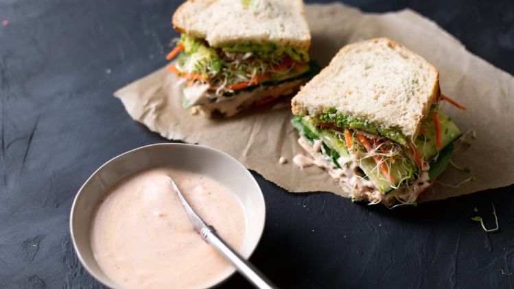 Meyenberg Goat Milk Recipe Chipotle Yogurt Sandwich Spread