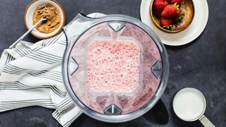 Strawberry Goat Milk Shake