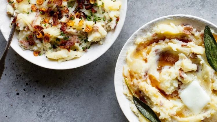 Savory Mashed Potatoes with Goat Milk Butter