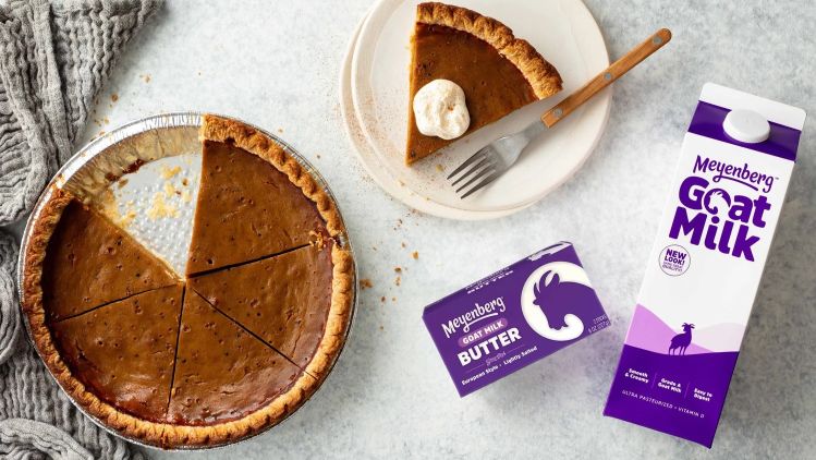 Chai-Spiced Goat Milk Pumpkin Pie